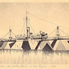 1916 - schema di mimetizzazione del Cantiere Navale di Riva Trigoso